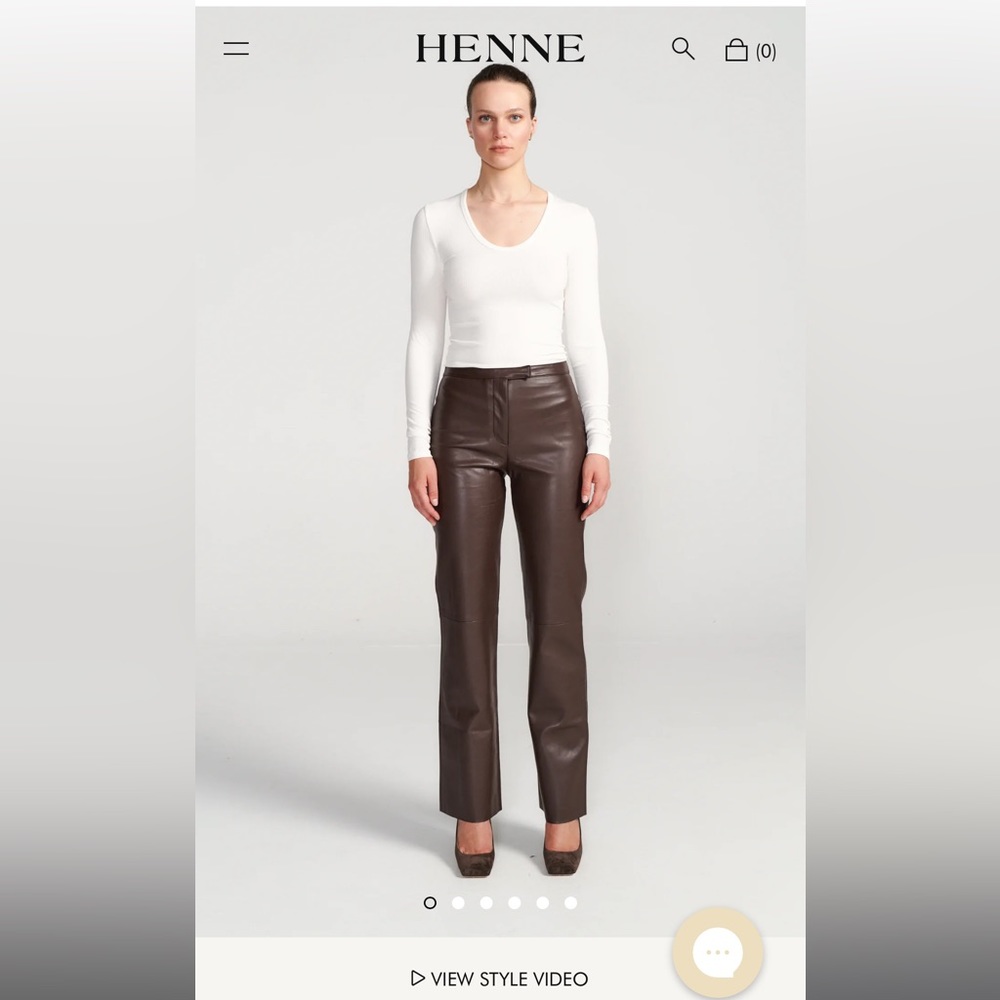 Henne Sonna Vegan Leather Pants